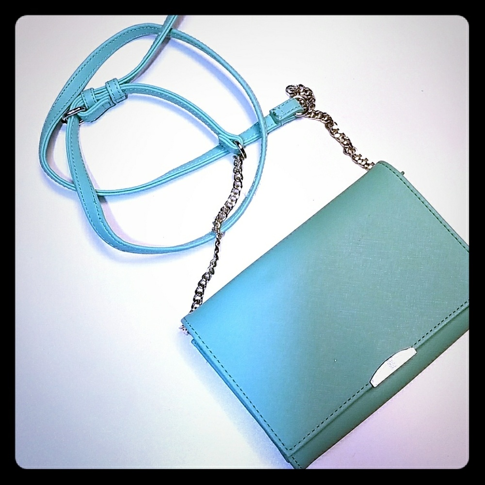 New York &Company Clutch,  turquoise